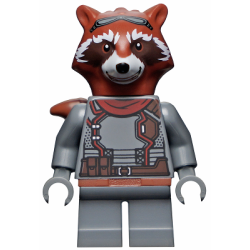 Rocket Raccoon - Dark Bluish Gray Outfit