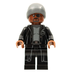 Nick Fury - Dark Bluish Gray Beanie Lego® - sh0758