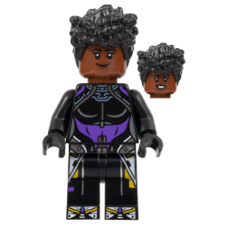 Shuri - Black and Dark Purple Top Lego® - sh0843