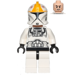 Clone Trooper Pilot (Phase 1) - Bright Light Orange Markings