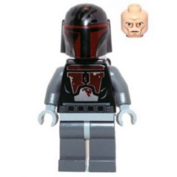 Mandalorian Super Commando (Head with High Brow Pattern) Lego® - sw0495