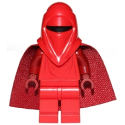 Royal Guard with Dark Red Arms and Hands (Spongy Cape) Lego® - sw0521b