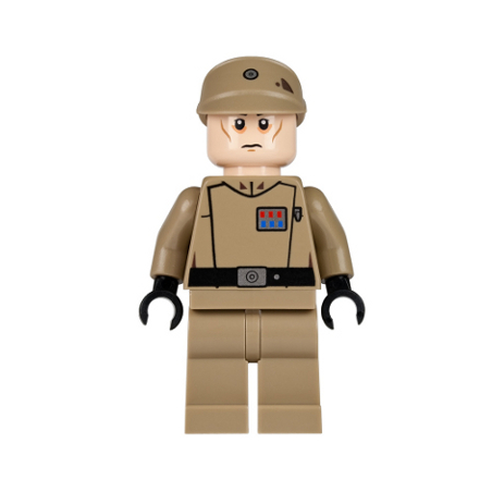 Imperial Officer (Captain / Commandant / Commander) - Dark Tan Uniform Lego® - sw0623