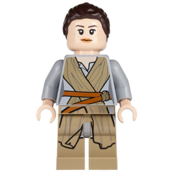 Rey - Dark Tan Tied Robe Lego® - sw0677