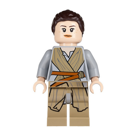 Rey - Dark Tan Tied Robe Lego® - sw0677