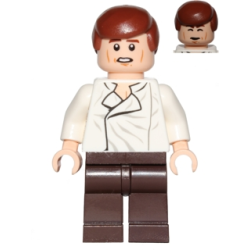 Han Solo - White Shirt with Wrinkles on Front