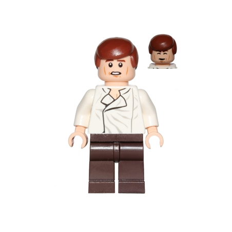 Han Solo - White Shirt with Wrinkles on Front