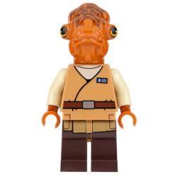 Admiral Ackbar (Medium Nougat Robe) Lego® - sw0719