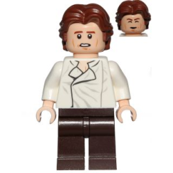 Han Solo - White Shirt with Wrinkles on Front