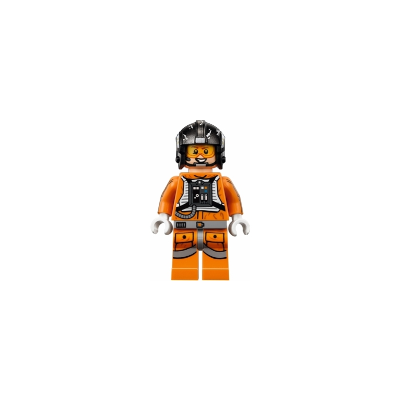 Snowspeeder Pilot Zev Senesca - Pearl Dark Gray Helmet Lego® - sw0826