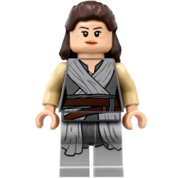 Rey - Light Bluish Gray Tied Robe Lego® - sw0866