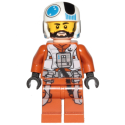 Temmin 'Snap' Wexley - Medium Nougat Lines Under Eyes and Chin Lego® - sw1047