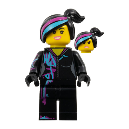 Lucy Wyldstyle with Magenta Lined Hoodie Lego® - tlm103