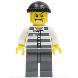 Police - Jail Prisoner 50380 Prison Stripes