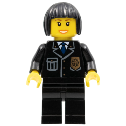 Police - City Suit with Blue Tie and Badge