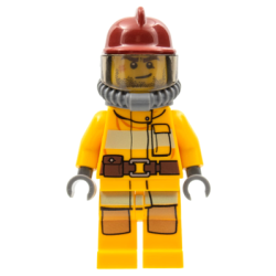 Fire - Bright Light Orange Fire Suit with Utility Belt