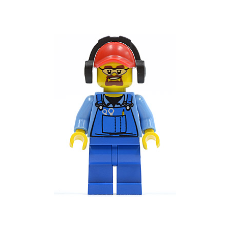 Cargo Worker - Overalls with Tools in Pocket Blue