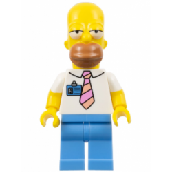 Homer Simpson with Tie and Badge