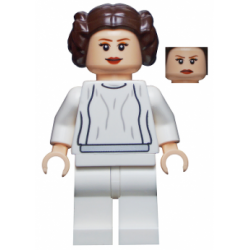 Princess Leia White Dress, Big Eyelashes