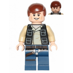 Han Solo, Dark Blue Legs, Vest with Pockets