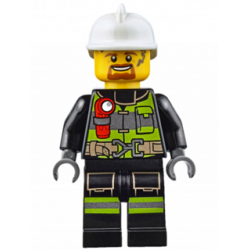 Fire - Reflective Stripes with Utility Belt and Flashlight