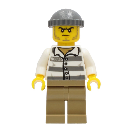 Police - Jail Prisoner 86753 Prison Stripes