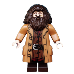 Rubeus Hagrid - Medium Nougat Topcoat with Buttons Lego® - hp144