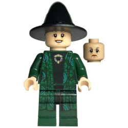 Professor Minerva McGonagall - Dual Sided Head Lego® - hp152