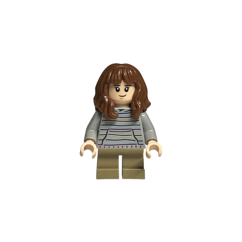 Hermione Granger - Light Bluish Gray Sweater with Pastel Stripes Lego® - hp156