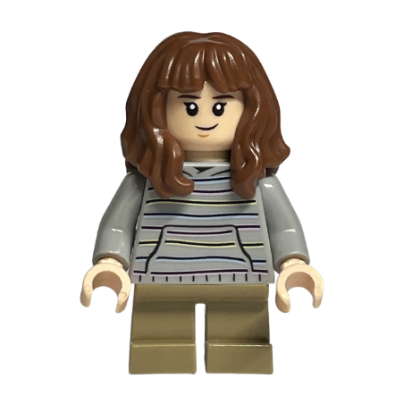 Hermione Granger - Light Bluish Gray Sweater with Pastel Stripes Lego® - hp156