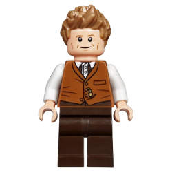 Newt Scamander - Dark Orange Vest Lego® - hp165