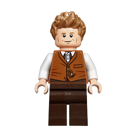 Newt Scamander - Dark Orange Vest Lego® - hp165