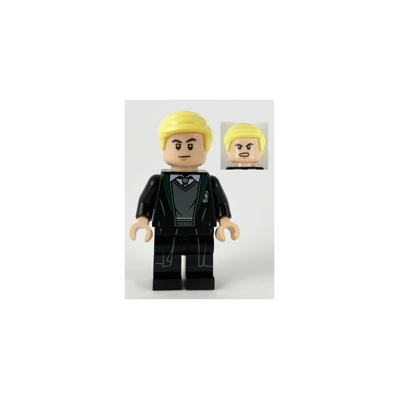 Draco Malfoy - Slytherin Sweater and Black Robe Lego® - hp229