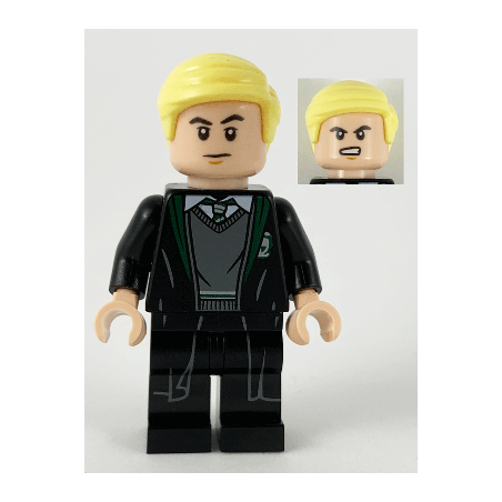 Draco Malfoy - Slytherin Sweater and Black Robe Lego® - hp229