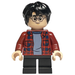 Harry Potter - Dark Red Plaid Flannel Shirt