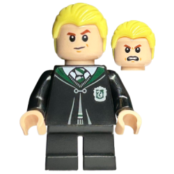 Draco Malfoy - Black Torso Slytherin Robe