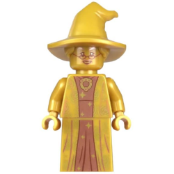 Professor Minerva McGonagall - 20th Anniversary Pearl Gold Lego® - hp323