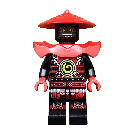 Stone Army Swordsman - Red Face Lego® - njo222