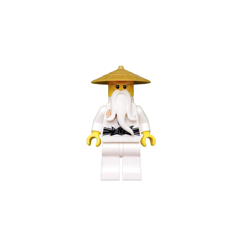 Wu Sensei - Pearl Gold Hat Lego® - njo225