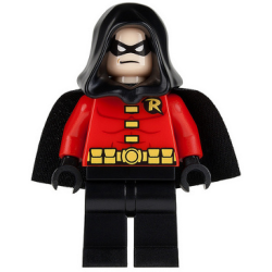 Robin - Black Cape and Hood Lego® - sh0059