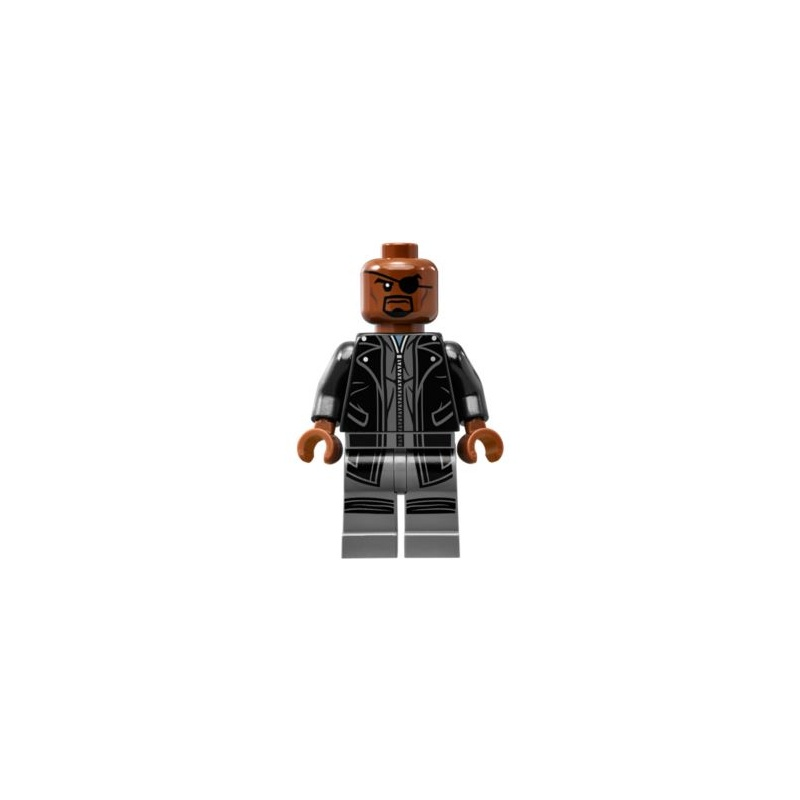 Nick Fury - Leather Trench Coat Lego® - sh0185