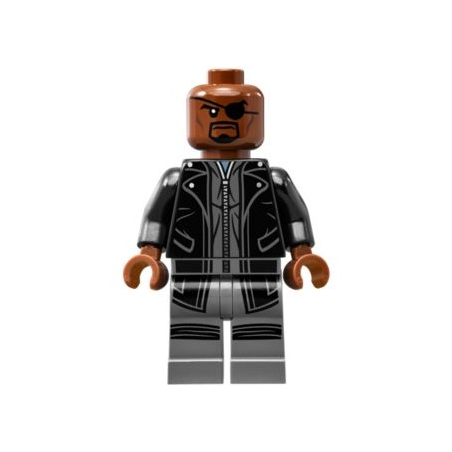 Nick Fury - Leather Trench Coat Lego® - sh0185