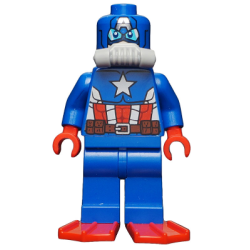 Scuba Captain America Lego® - sh0214