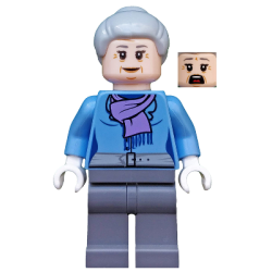 Aunt May - Medium Lavender Scarf Lego® - sh0272