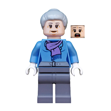 Aunt May - Medium Lavender Scarf Lego® - sh0272