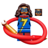 Ms. Marvel (Kamala Khan) - Long Arms Lego® - sh0375