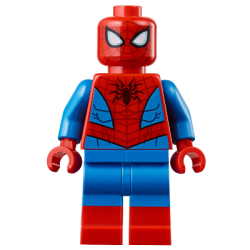 Spider-Man - Metallic Light Blue Eye Highlights Lego® - sh0536