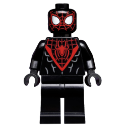 Spider-Man (Miles Morales) - Red Webbing on Head