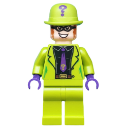 The Riddler - Black Shirt and Dark Purple Tie Lego® - sh0593