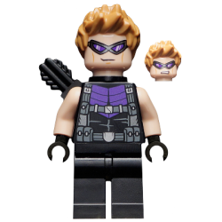 Hawkeye - Black and Dark Purple Suit